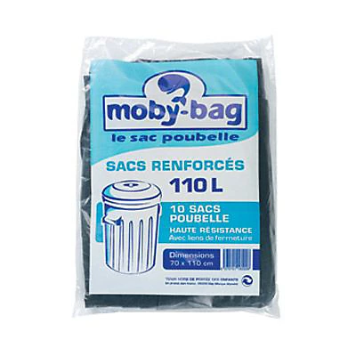 Castorama 10 Sacs Poubelle Renforcés Noirs 110L 1 Castorama 10 Sacs Poubelle Renforcés Noirs 110L