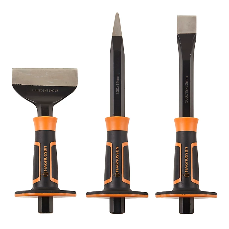 Castorama 3 Burins Et Ciseau Magnusson Avec Garde 1 Castorama 3 Burins Et Ciseau Magnusson Avec Garde