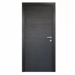 Castorama Bloc-porte Alexia Gris H.204 X L.63 Cm, Poussant Droit