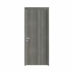 Castorama Bloc-porte Alpille Effet Bois Gris H.204 X L.73 Cm, Réversible