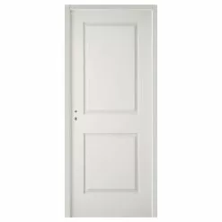Castorama Bloc-porte Camargue Blanc H.204 X L.83 Cm, Poussant Droit