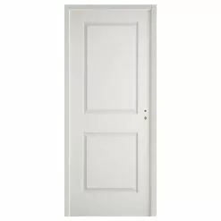 Castorama Bloc-porte Camargue Blanc H.204 X L.83 Cm, Poussant Gauche