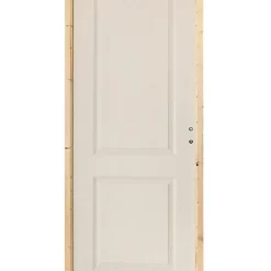 Castorama Bloc-porte Camargue Blanc Lisse H.204 X L.83 Cm, Poussant Gauche