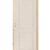 Castorama Bloc-porte Camargue Blanc Lisse Pro H.204 X L.83 Cm, Poussant Droit