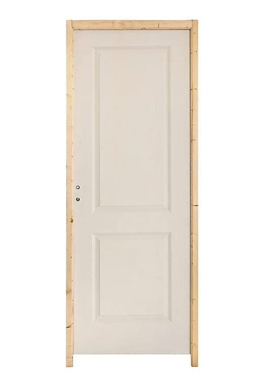 Castorama Bloc-porte Camargue Blanc Lisse Pro H.204 X L.83 Cm, Poussant Droit 1 Castorama Bloc-porte Camargue Blanc Lisse Pro H.204 X L.83 Cm, Poussant Droit
