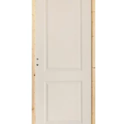 Castorama Bloc-porte Camargue Prépeint H.204 X L.73 Cm, Poussant Droit