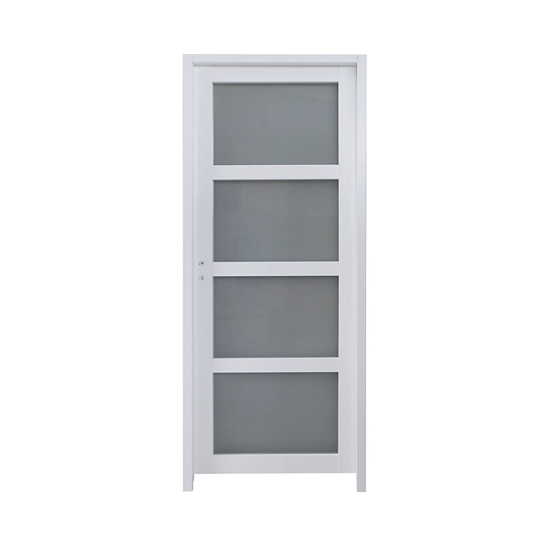 Castorama Bloc-porte Connemara 4 Carreaux Blanc H.204 X L.83 Cm, Poussant Droit 1 Castorama Bloc-porte Connemara 4 Carreaux Blanc H.204 X L.83 Cm, Poussant Droit