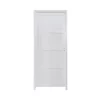 Castorama Bloc-porte Connemara 4 Panneaux Blanc H.204 X L.83 Cm, Poussant Gauche