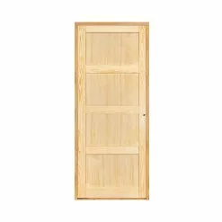 Castorama Bloc-porte Connemara Pin H.204 X L.73 Cm, Poussant Gauche