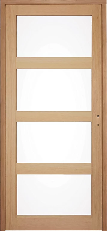 Castorama Bloc-porte Connemara Vitré H.204 X L.73 Cm, Poussant Gauche 1 Castorama Bloc-porte Connemara Vitré H.204 X L.73 Cm, Poussant Gauche