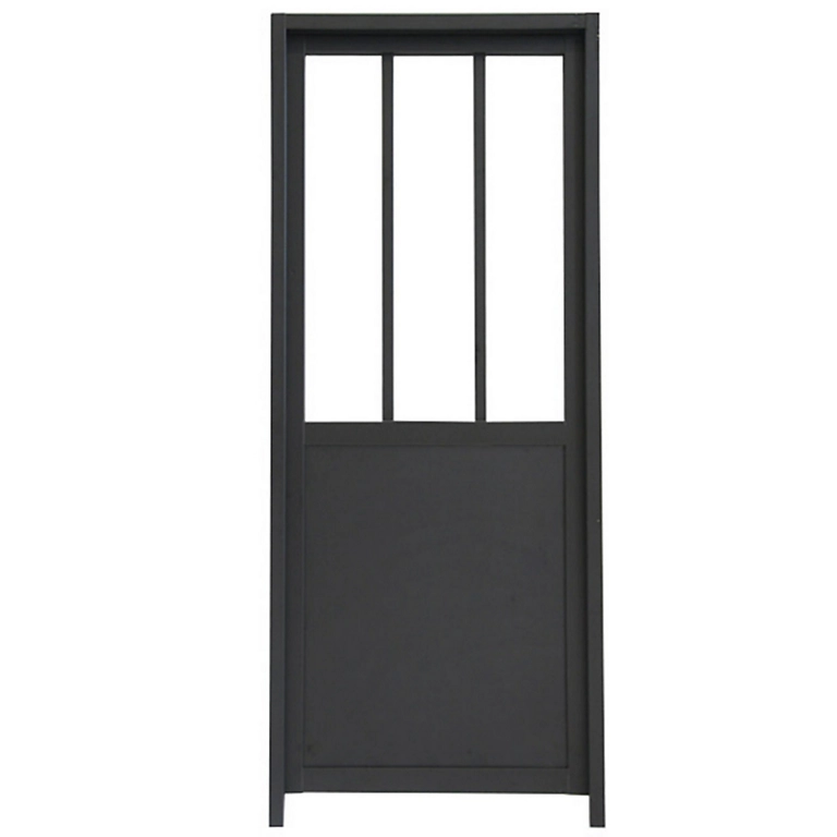 Castorama Bloc-porte Esprit Atelier Noir H.204 X L.83 Cm, Poussant Gauche 1 Castorama Bloc-porte Esprit Atelier Noir H.204 X L.83 Cm, Poussant Gauche