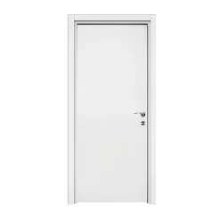 Castorama Bloc-porte Exmoor Blanc H.204 X L.83 Cm, Poussant Gauche