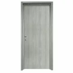 Castorama Bloc-porte Exmoor Gris H.204 X L.73 Cm, Poussant Droit