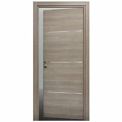 Castorama Bloc-porte Geom Triaconta écru H.204 X L.63cm, Poussant Droit 1 Castorama Bloc-porte Geom Triaconta écru H.204 X L.63cm, Poussant Droit