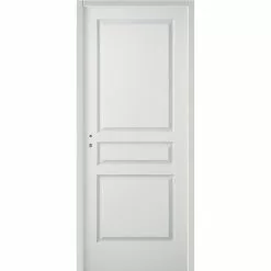 Castorama Bloc-porte Ordesa Blanc H.204 X L.83 Cm, Poussant Droit