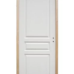 Castorama Bloc-porte Ordesa Postformé Blanc H.204 X L.73 Cm, Poussant Gauche