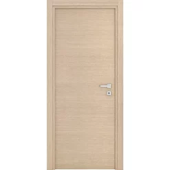 Castorama Bloc-porte Summa Bois Naturel H.204 X L.73 Cm, Poussant Gauche