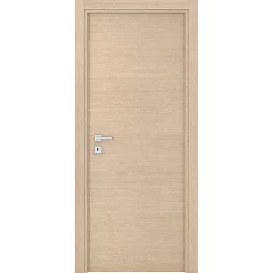 Castorama Bloc-porte Summa Bois Naturel H.204 X L.73, Poussant Droit
