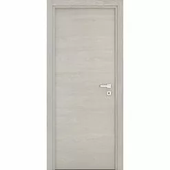 Castorama Bloc-porte Summa Grigio H.204 X L.73 Cm, Poussant Gauche