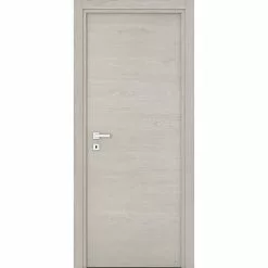 Castorama Bloc-porte Summa Grigio H.204 X L.83, Poussant Droit