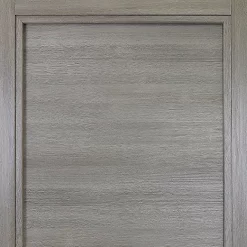 Castorama Bloc-porte Summa Gris Clair H.204 X L.73 Cm, Poussant Droit