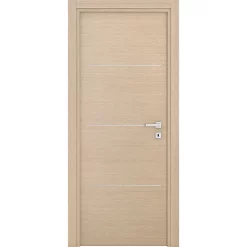 Castorama Bloc-porte Triaconta Bois Naturel H.204 X L.73 Cm, Poussant Gauche