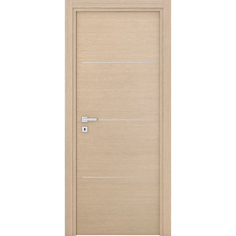Castorama Bloc-porte Triaconta Bois Naturel H.204 X L.83 Cm, Poussant Droit 1 Castorama Bloc-porte Triaconta Bois Naturel H.204 X L.83 Cm, Poussant Droit