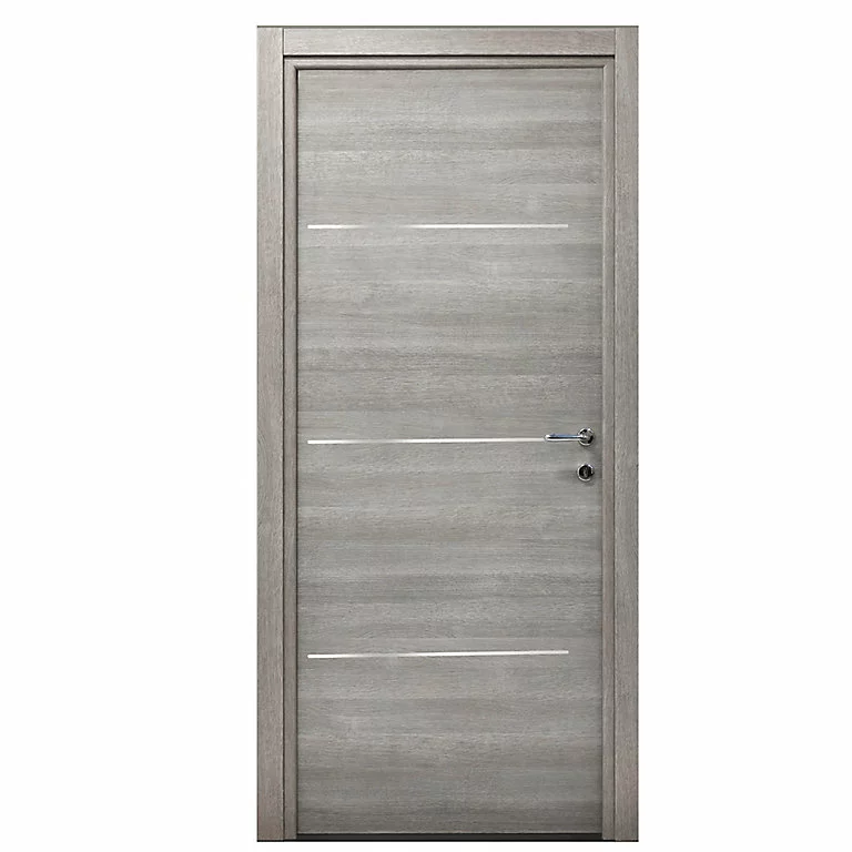 Castorama Bloc-porte Triaconta Gris Clair H.204 X L.73 Cm, Poussant Gauche 1 Castorama Bloc-porte Triaconta Gris Clair H.204 X L.73 Cm, Poussant Gauche