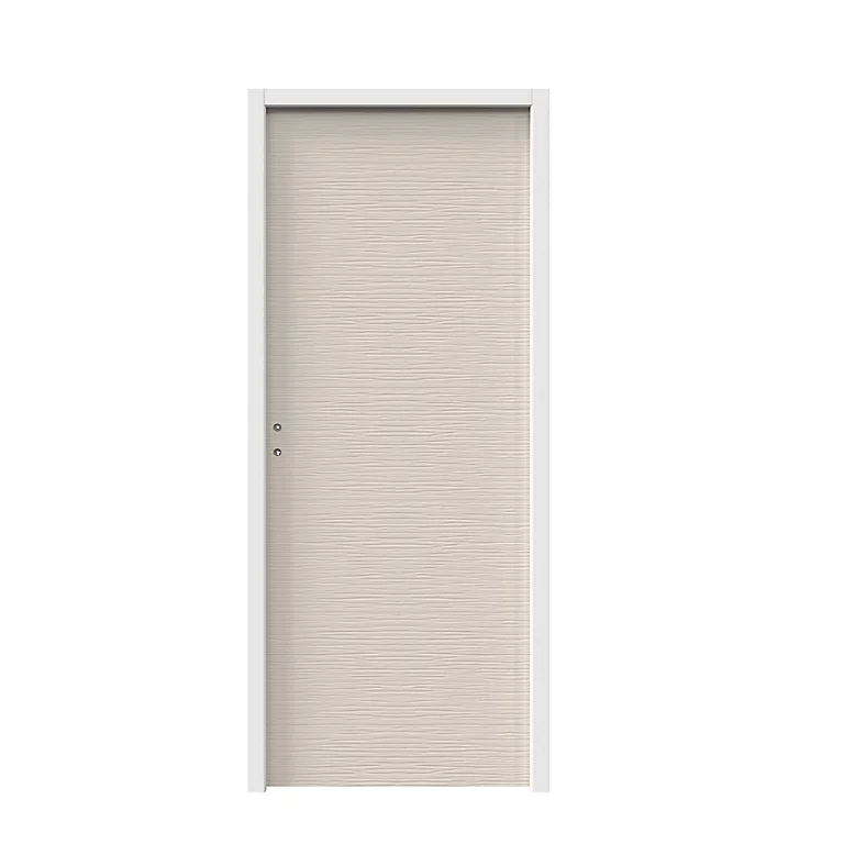 Castorama Bloc-porte Vague Relief Blanc H.204 X L.73 Cm, Poussant Droit 1 Castorama Bloc-porte Vague Relief Blanc H.204 X L.73 Cm, Poussant Droit