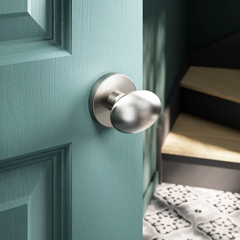 Castorama Bouton De Porte Double Ovale GoodHome Gris Ø. 65mm X L.45 X H. 66mm 1 Castorama Bouton De Porte Double Ovale GoodHome Gris Ø. 65mm X L.45 X H. 66mm