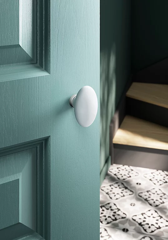 Castorama Bouton De Porte Double Ovale GoodHome Gris L.42 X H. 65mm 1 Castorama Bouton De Porte Double Ovale GoodHome Gris L.42 X H. 65mm