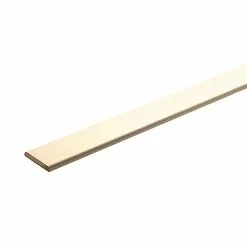 Castorama Champlat MDF Blanc Satin 6 X 30 Mm L.2,4 M