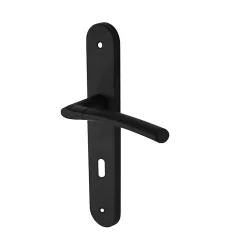 Castorama Ensemble 3 Poignées De Porte Serrure 195 Colours Hirel Noir Mat