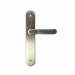 Castorama Ensemble De 2 Poignées De Porte Minimale Plaque Chromé