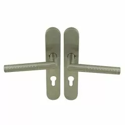 Castorama Ensemble Poignées De Porte Cylindre COLOURS Jascha Inox Satin