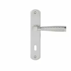 Castorama Ensemble Poignées De Porte Serrure 165 Colours Letur Chrome