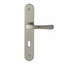 Castorama Ensemble Poignées De Porte Serrure 195 COLOURS Caspe Chrome