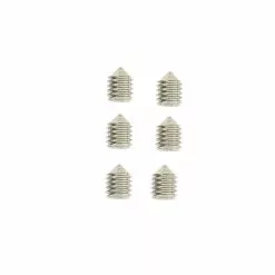 Castorama Lot 6 Vis Sans Tête Entièrement Fileté Acier Gris L.6mm