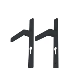 Castorama Poignée Alu Carré Cylindre Gris Pour Porte Fenêtre Pvc Gris