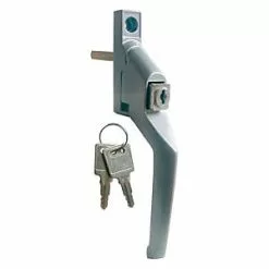 Castorama Poignée De Sécurité De Crémone à Clé Afbat Argent