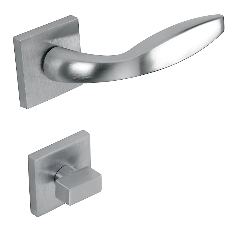 Castorama Poignée Sur Rosace Carrée + Condamnation Nicole Satinée 1 Castorama Poignée Sur Rosace Carrée + Condamnation Nicole Satinée