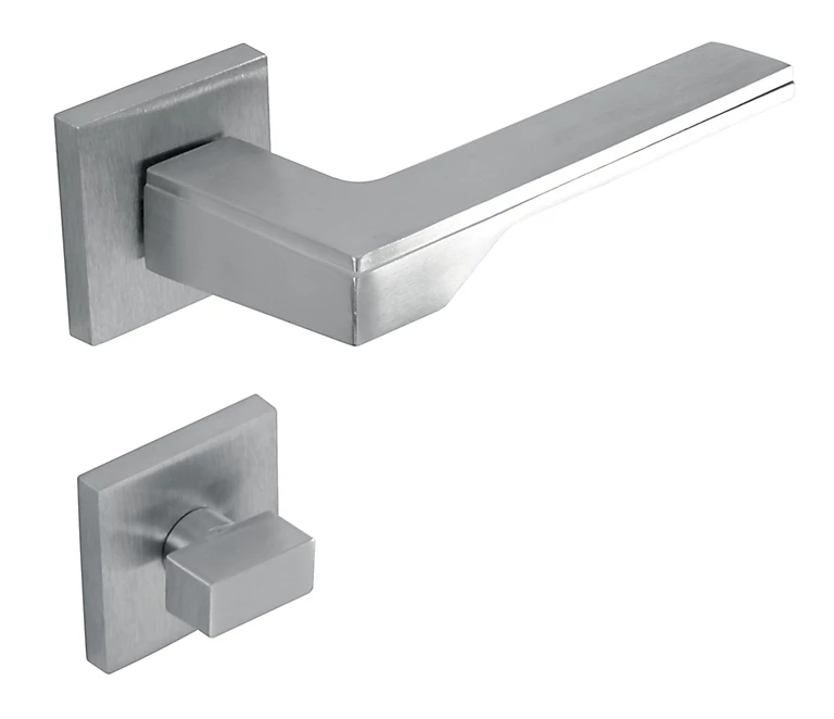 Castorama Poignée Sur Rosace Carrée + Condamnation Tiffanis Satinée 1 Castorama Poignée Sur Rosace Carrée + Condamnation Tiffanis Satinée