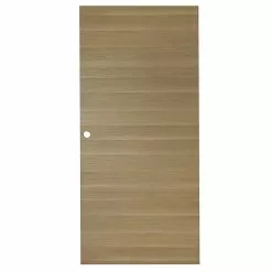 Castorama Porte Coulissante Summa Chêne Naturel H.204 X L.83 Cm + Système Coulissant Oleni