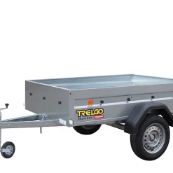 Castorama Remorque Trigano NLC 2012, Flèche Rabattable + Roue De Jockey 500kg, Essieu 600 Kg