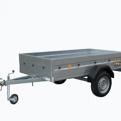 Castorama Remorque Trigano NLC 2313, Flèche Rabattable + Roue De Jockey 500kg, Essieu 750 Kg