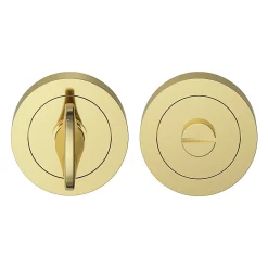 Castorama Rosace De Fonction Rond à Visser à Condamnation GoodHome Duod Effet Laiton Or Ø50mm