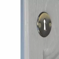 Castorama Rosace De Fonction Rond à Visser à Serrure GoodHome Brillant Argent Ø48mm