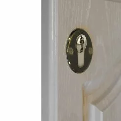 Castorama Rosace De Fonction Rond à Visser GoodHome Brillant Or Ø48mm