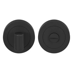 Castorama Rosace De Fonction Rond Tube à Visser à Condamnation GoodHome Duod Mat Noir Ø50mm